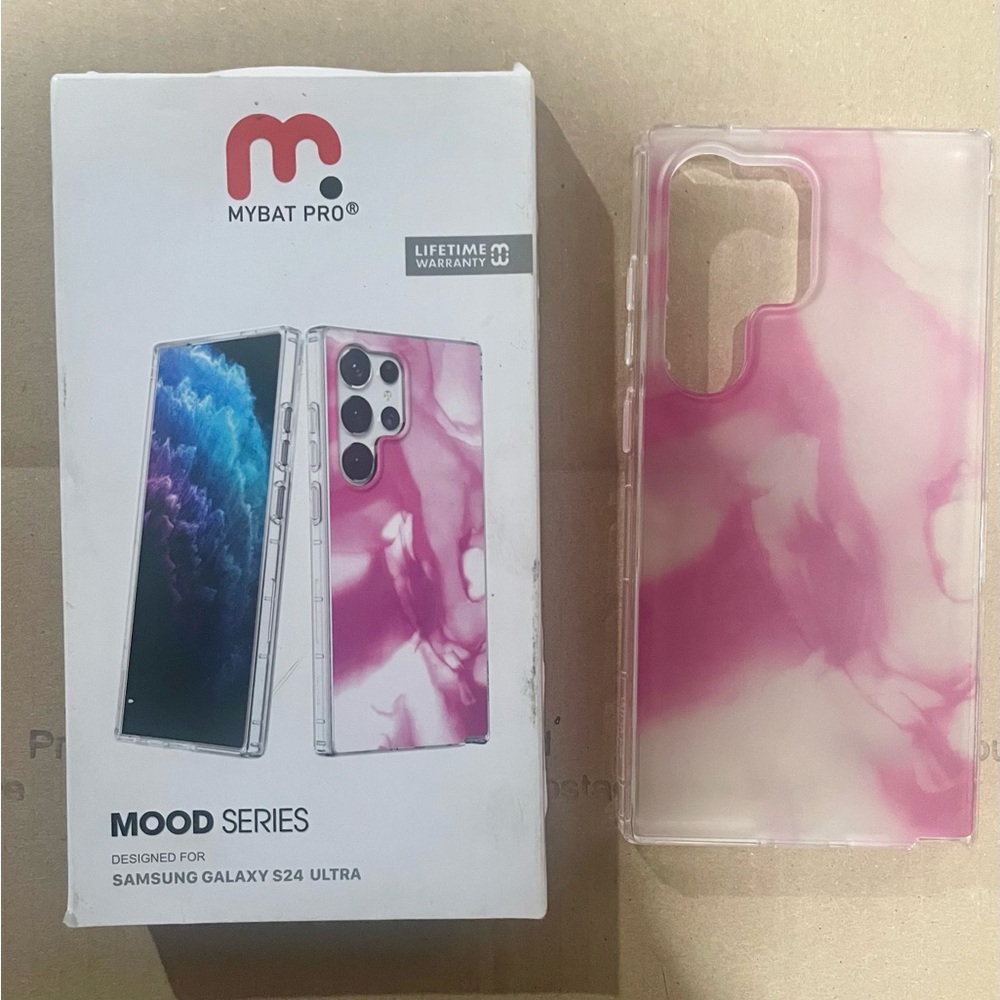 Pink Marble Case for Samsung Galaxy S24 Ultra